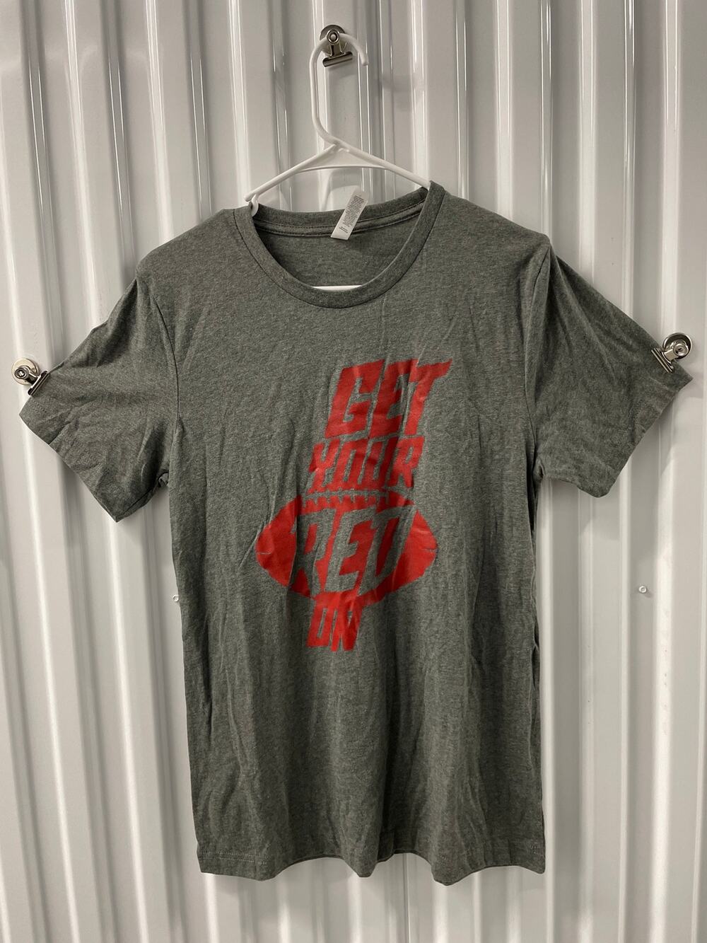 Canvas “Get your Red On” Chiefs style T-Shirt